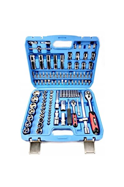 OEM 108-piece wrench set, blue, Chrome Vanadium