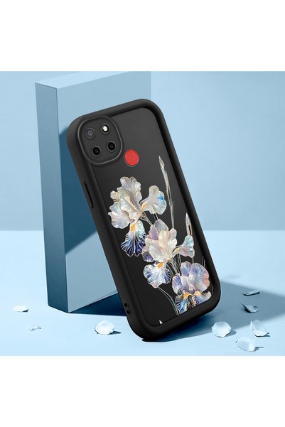 ARTISHELL جراب هاتف من السيليكون عالي الجودة بنمط زهور متوافق مع Realme C25S