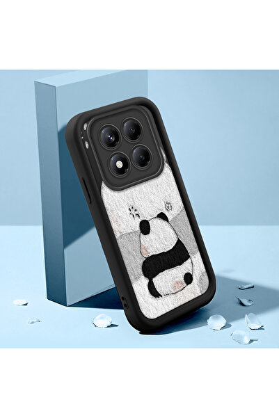 ARTISHELL Redmi Note 14 Pro 4G Uyumlu moda kartun küçük panda desenli silikon...