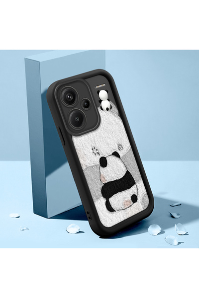 ARTISHELL Redmi Note 13 Pro Plus+ 5G Uyumlu moda kartun küçük panda desenli s...