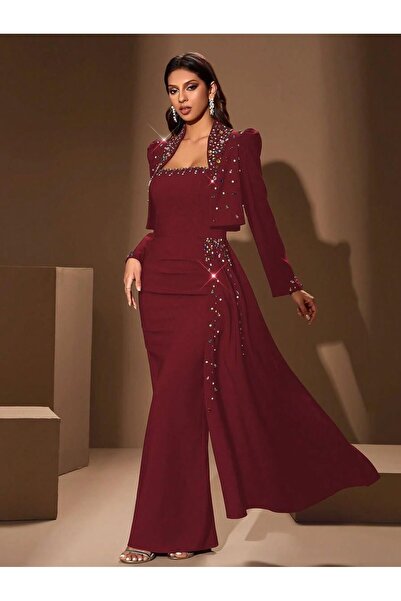 BTROON Barbie evening dress, hand-embroidered jacket