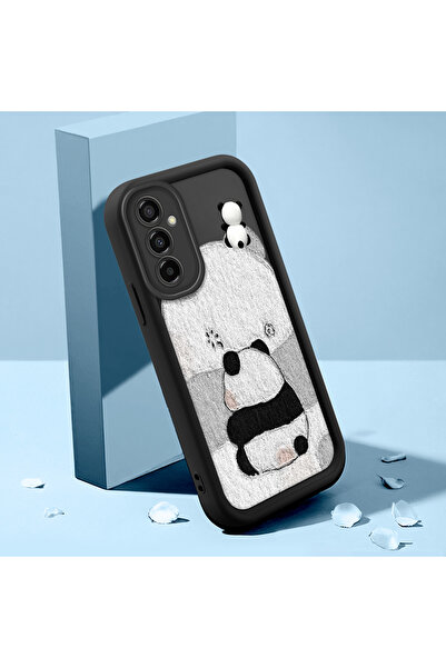 ARTISHELL Samsung Galaxy M23/M13 Uyumlu moda kartun küçük panda desenli silik...