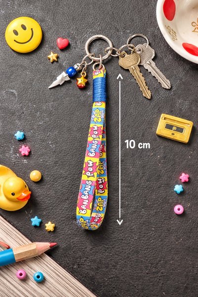BY DİLEK ÇETİN ACCESSORY Mixed Color Keychain