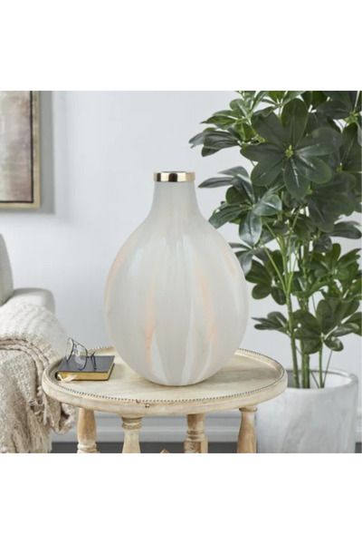 Generic Glass Vase with Unique Design - Indian Craft