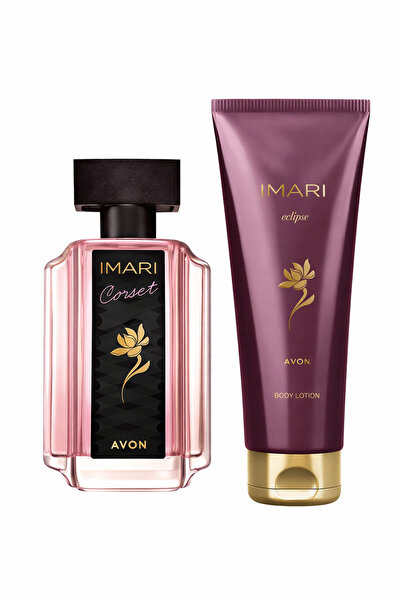 AVON IMARI CORSET EAU DE TOILETTE AND IMARI ECLIPSE PERFUME BODY LOTION SET