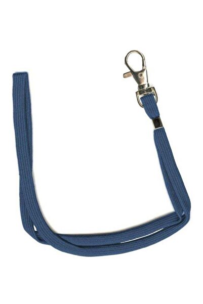 Bindermax 50-Piece Name Badge Holder With Ring Set Blue