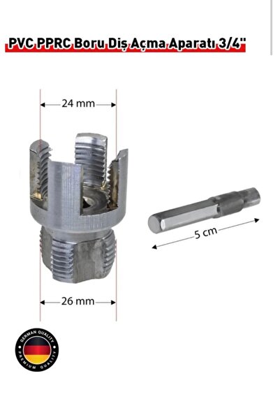 genelted Pvc pprc boru diş açma aparatı 3/4 “