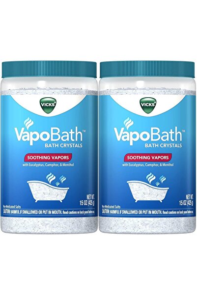 Vicks 15 OZ Bath Salt, 2 count