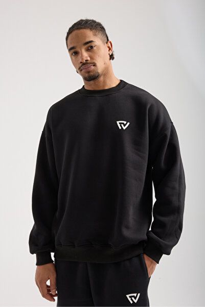 Fer Valiant Unisex Βασικό Φούτερ Oversize με λαιμόκοψη ποδηλάτου