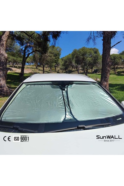 SunWALL Chery Tiggo 7 Pro Max İçin Uyumlu Titanyum Gümüş Oto Güneşlik