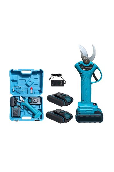 iSalon Vine and branch shears, 2 batteries 21V 5Ah, blue