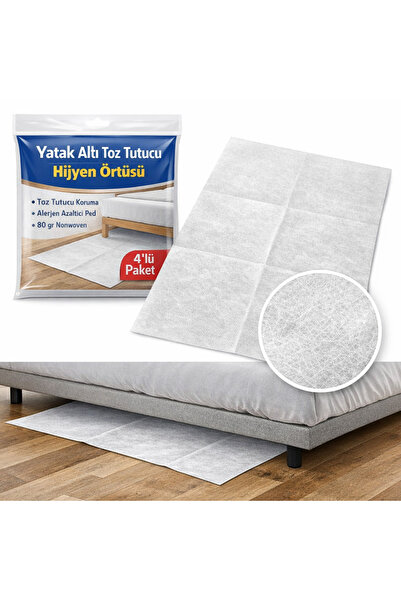 Ser-Pak Zor Temizlenen Alanlar İçin Koruyucu Örtü – Dolap Üstü & Yatak Altı (4’lü)
