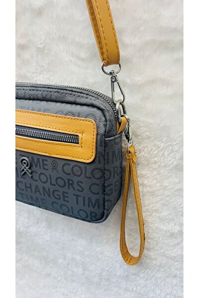 BLACK Women's Hand and Shoulder Strap Detailed Shoulder Bag