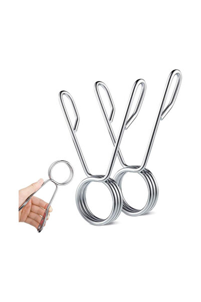 Xergur مشابك زنبركية للدمبل مقاس 2 بوصة، قطعتان من مشابك تثبيت قضيب رفع الأثق...