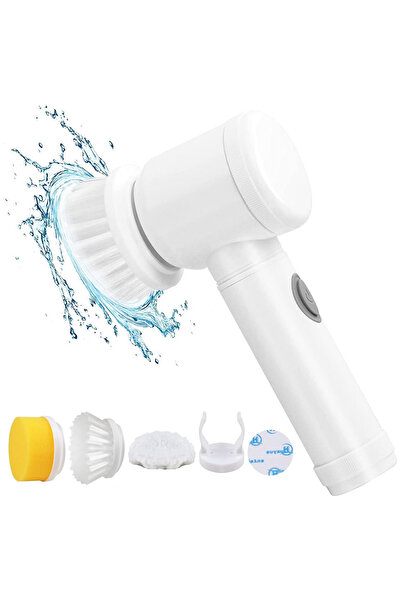 easyCTRL Electric Rotating Brush for effortless cleaning, 3 Removable Heads, ...