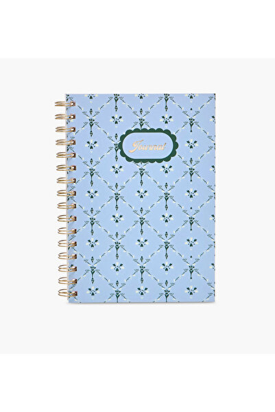 Lifestyle Pattern Print A5 Notebook with Spiral Binding - 60 Pages
