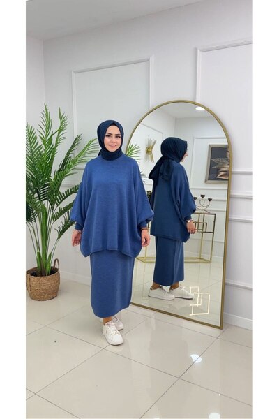 Summer Store Nova Bol Cut Tricot Skirt Tunic Set