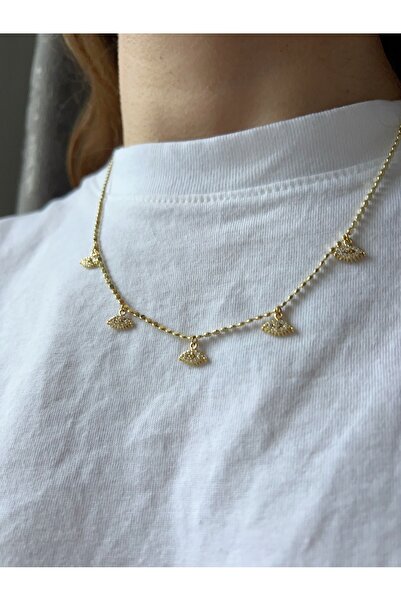 ToffyStore Vip Eye-Detailing Hanging Necklace