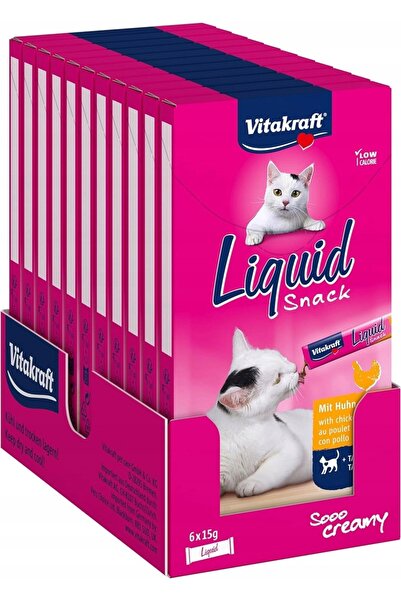 Other VITAKRAFT Gustare lichidă pentru pisici cu pui și taurină 11x90g