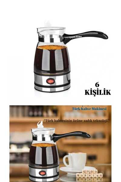 ÇEÇEN HOME Electric Glass Turkish Coffee Maker Electric Coffee Pot Electric C...