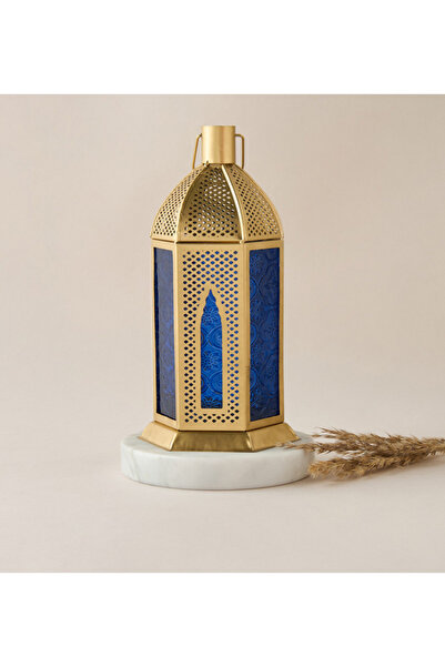 Lifestyle فانوس معدني صغير للشموع - 41 سم