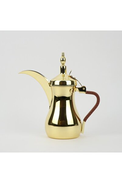 TULIN Luxury stainless steel coffee pot, elegant design and leather handle, 1...