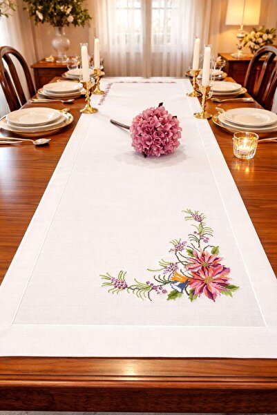 nchomedeniz elişi kanaviçe aplike runner 2