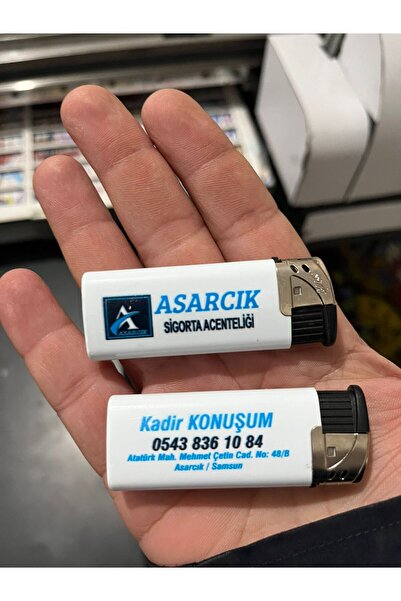 Markasız ucuz 100 Adet Logolu Çakmak - Kişiye Özel Baskılı Reklam Çakmağı - B...