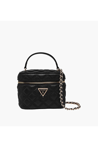 Guess Giully II Quilted Crossbody Bag with Top Handle