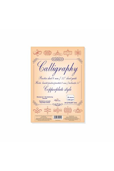Libra Top 30 Sheets Calligraphy Practice – Copperplate Style