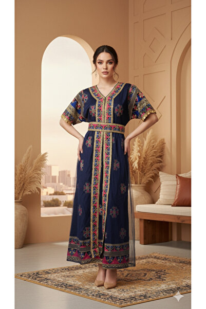 Maison Emarat Haq Al Leila edition traditional jalabiya kaftan Dress