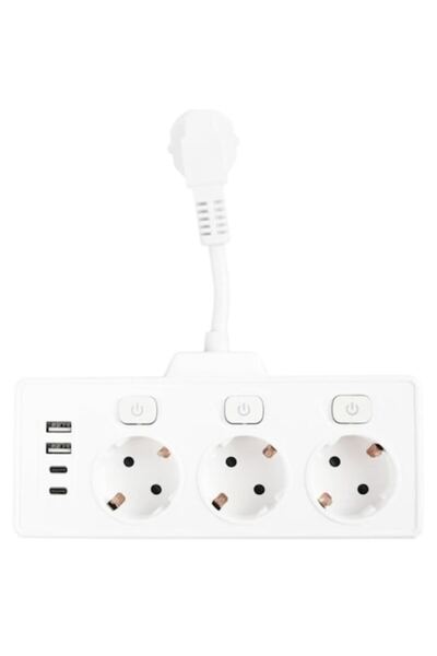 OEM Power Strip with 3 Outlets and 2 USB Ports