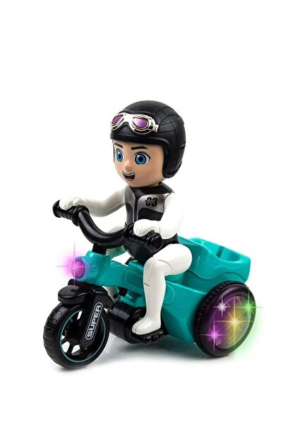 Generic Tricycle Toy – 360° Spinning Musical Stunt Light-Up Rider Bike with F...