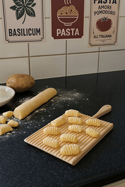 MD×JOA Gnocchi Italyan Makarna Tahtası ( Plastik ) İtalyan Gnocchi Makarna El...