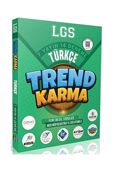 Efsane Yayınları 8.Sınıf Trend Karma LGS Türkçe Deneme - 7 Yayın 14 Deneme / ...