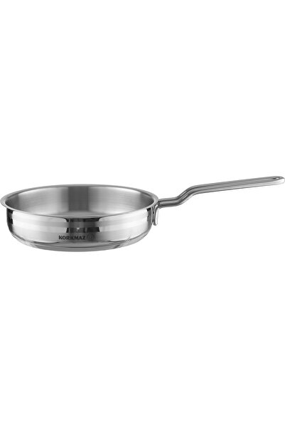 Generic Korkmaz Stainless Steel Pan, 1.5 L, 20 x 5 cm - Silver