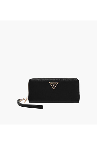 Guess Laurel II Textured Wallet with Wristlet Strap