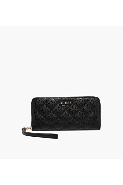 Guess Laurel Quilted Wallet with Wristlet Strap