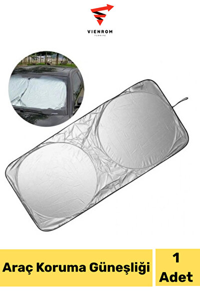 Vienrom # Car Sunshade Double Layer Durable with Bag Blocker Foldable Windshi...