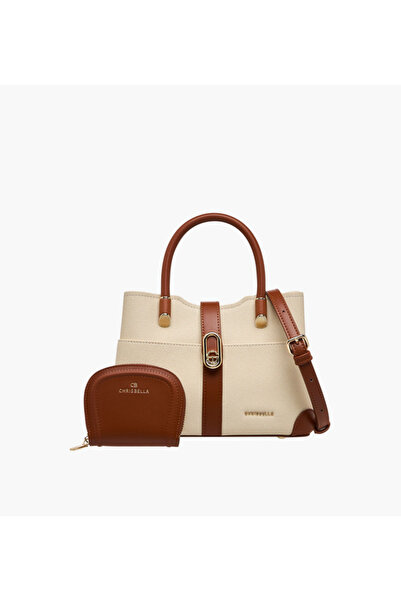 Chrisbella Panelled Tote Bag with Wallet