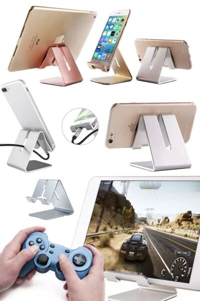 Munico Alüminyum Universal Cep Telefonu Masaüstü Desteği Tablet Ipad Yatak Ba...