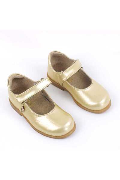 tino Pantofi usori , de copii ,din piele naturala lacuita 2072-BEJ