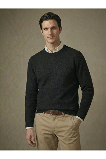 Ewarro Men's Crew Neck Knitwear Sweater