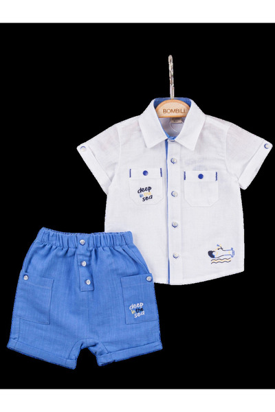The-kid.co Deep Sea – Boys 2-Piece Set - Blue