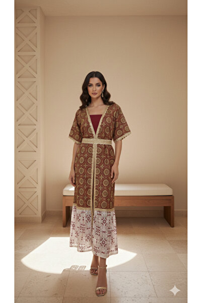 Maison Emarat All Over Embroidered Traditional Haq al Leila Dress