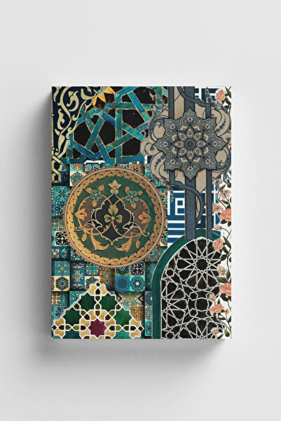 Bi Dünya Haber Art Series 2 Geometric Patterns Islamic Notebook (Ayet-Hadisli)