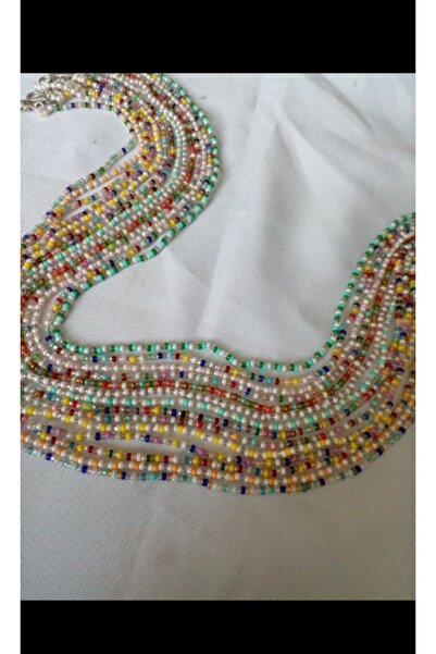 ILGAR Işıltılı Kum boncuk kolye