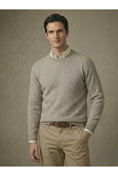 Ewarro Men's Crew Neck Knitwear Sweater