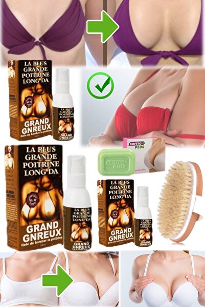 Munico 3 Adet X 100 Ml Göğüs Şekillendirme Büyütme Spreyi + Doğal At Kılı Fır...
