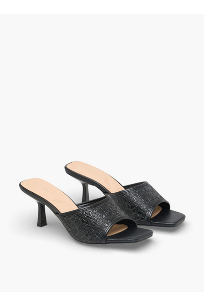 Flora Bella by Shoexpress Women Floral Textured Flared Heel Sandals
